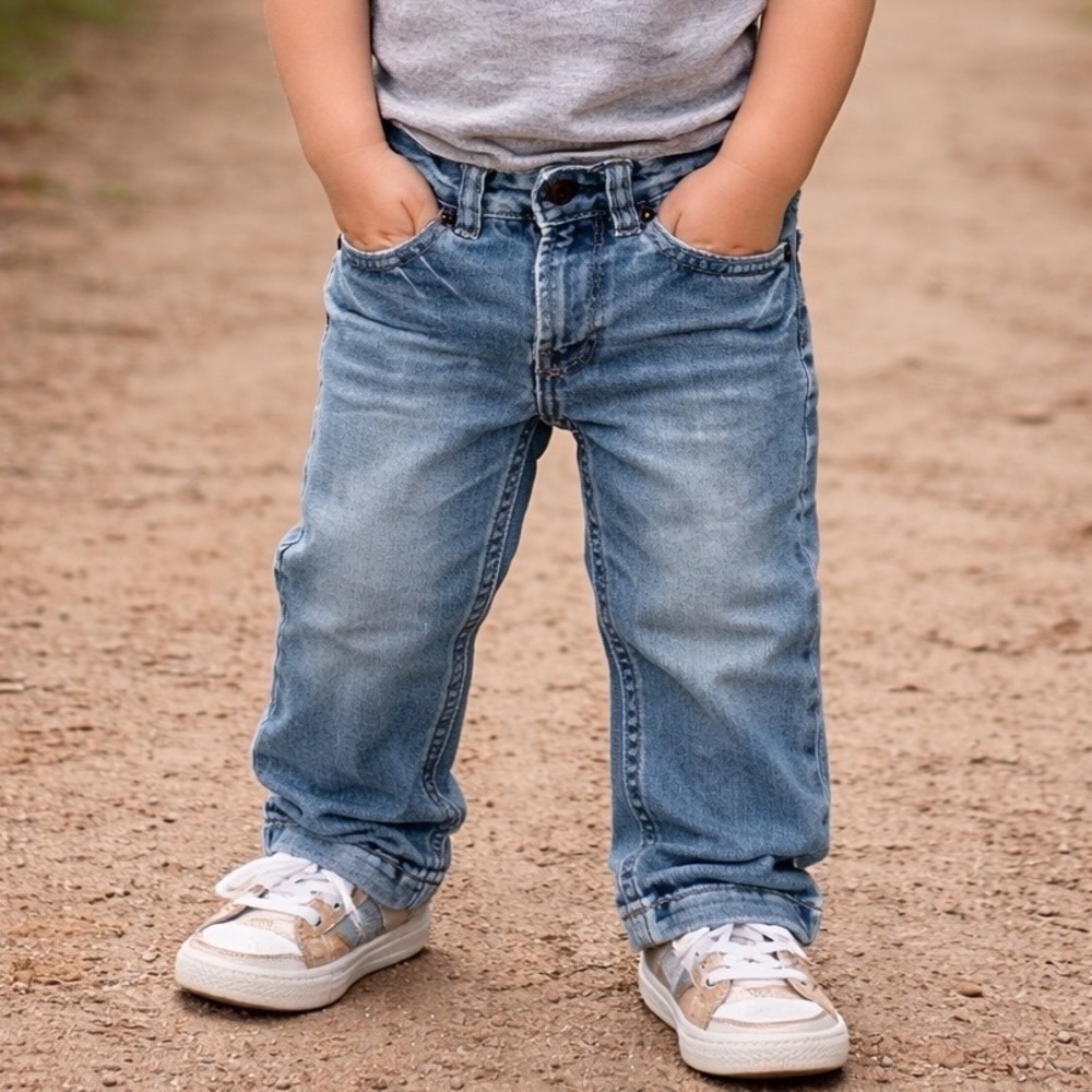 Gap Kids Y2K 1969 Original Fit Blue Denim Jeans Boys 2 Years Medium Cotton M2